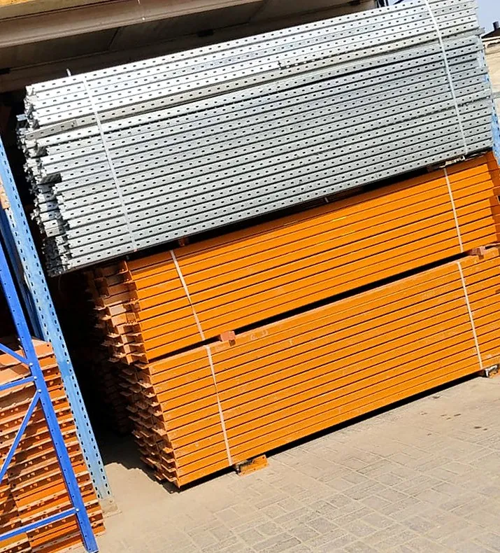 Used racking beams and GI gratings in stock