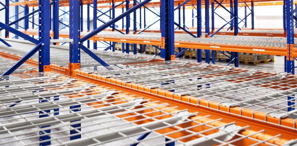 heavy duty steel mesh racking